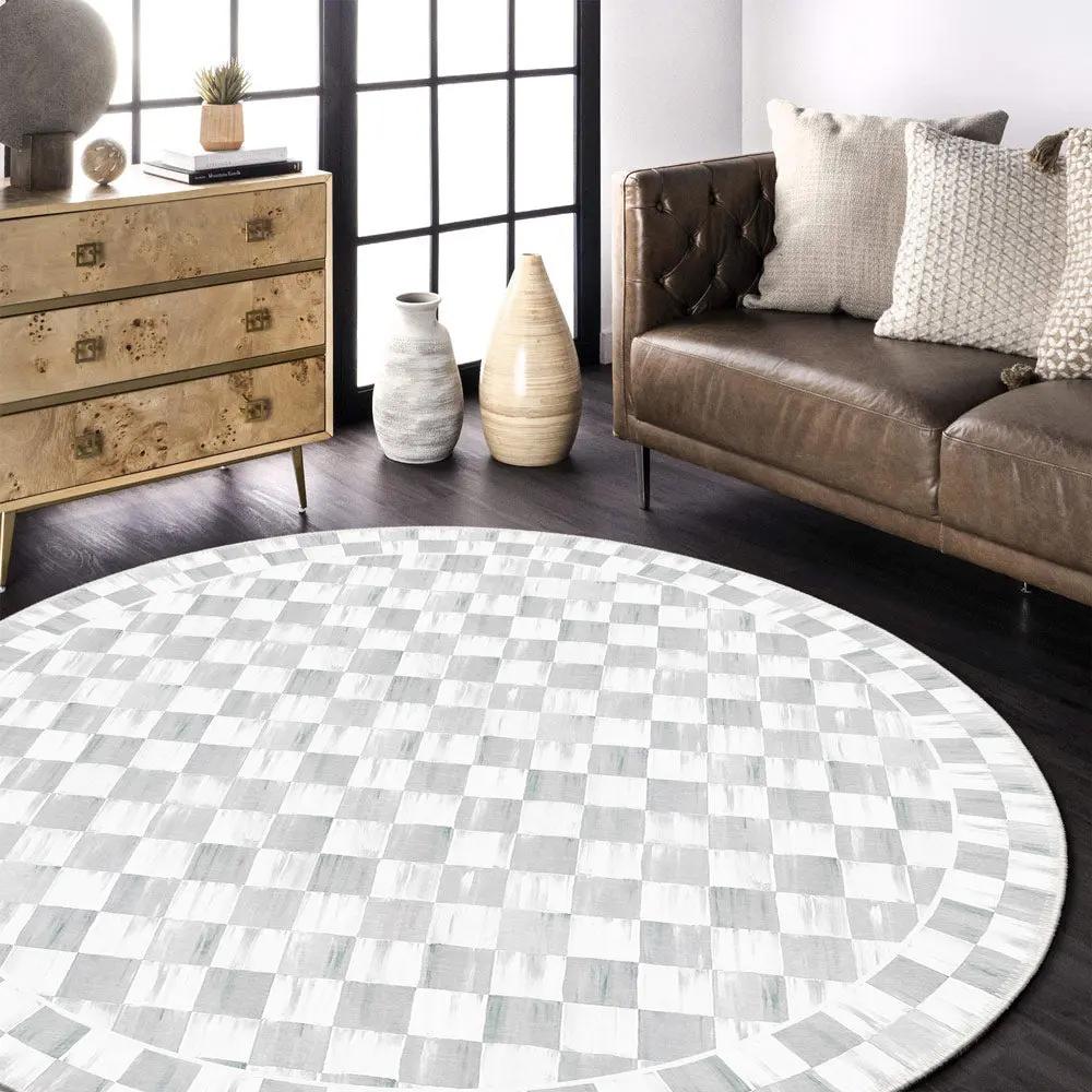 Elite Cotton Area Rug Machine Washable Stain Resistant Durable Non Slip-4