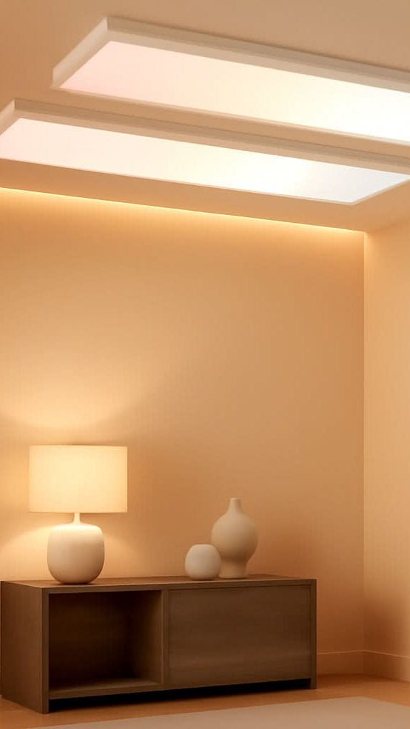 1X4 Ft LED Flat Panel Light 48W 4800 Lm Dimmable Selectable Color 2 Pack-0