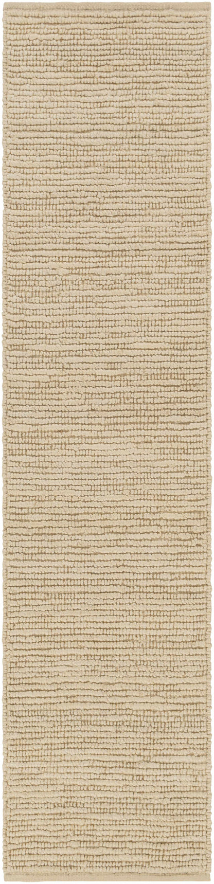 Glover Bleached Braided Jute Rug Ivory Hand Woven Medium Pile