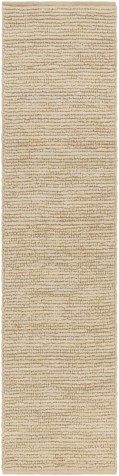 Glover Bleached Braided Jute Rug Ivory Hand Woven Medium Pile