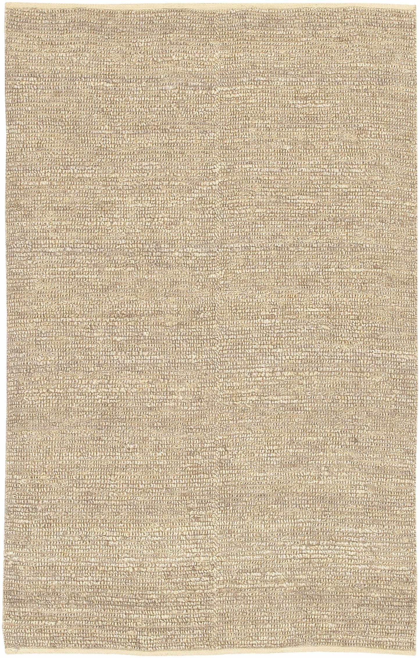 Glover Bleached Braided Jute Rug Ivory Hand Woven Medium Pile
