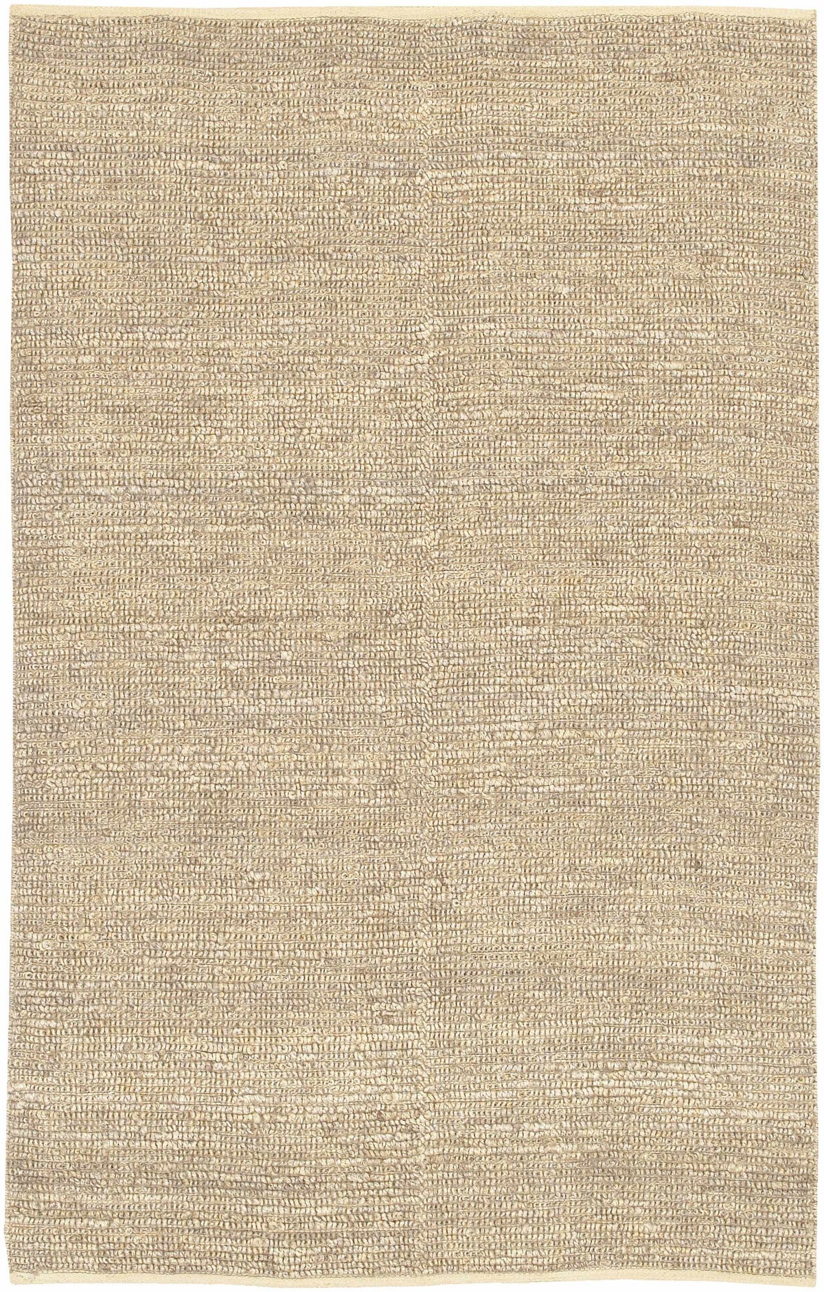 Glover Bleached Braided Jute Rug Ivory Hand Woven Medium Pile