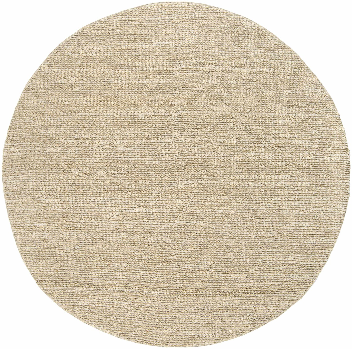 Glover Bleached Braided Jute Rug Ivory Hand Woven Medium Pile