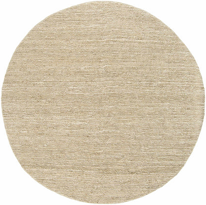 Glover Bleached Braided Jute Rug Ivory Hand Woven Medium Pile