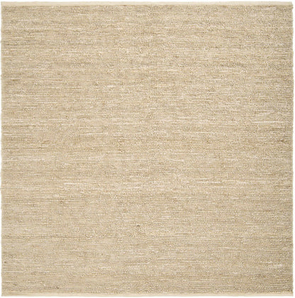 Glover Bleached Braided Jute Rug Ivory Hand Woven Medium Pile