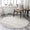 Constantin Gray Area Rug Moroccan Trellis Pattern Light Gray White