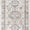 Decorative runner rug with intricate patterns on a light background