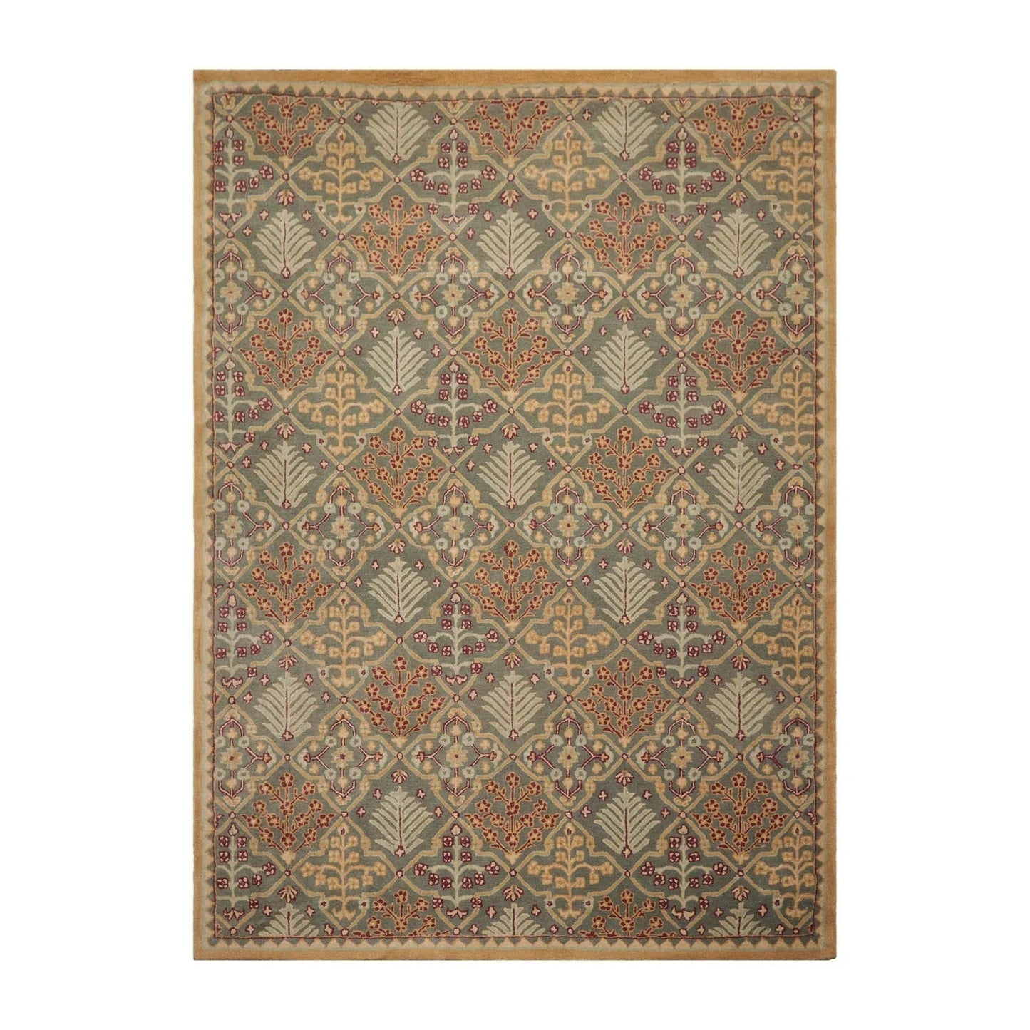 LoomBloom Hand Tufted Celadon Wool Oriental Area Rug Multiple Sizes-2