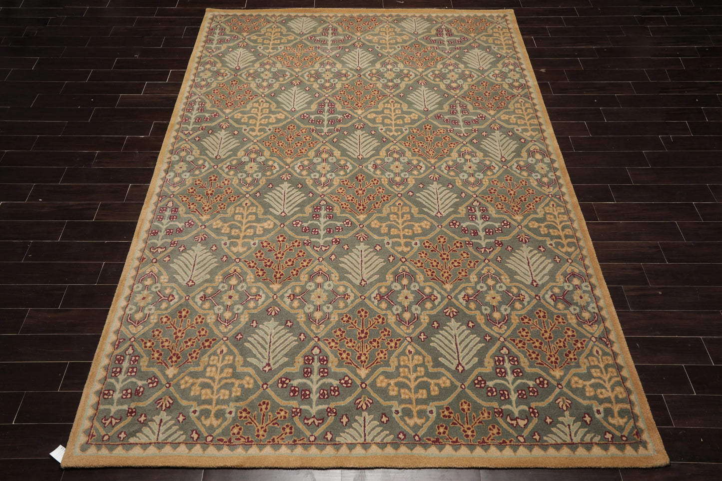 LoomBloom Hand Tufted Celadon Wool Oriental Area Rug Multiple Sizes-3