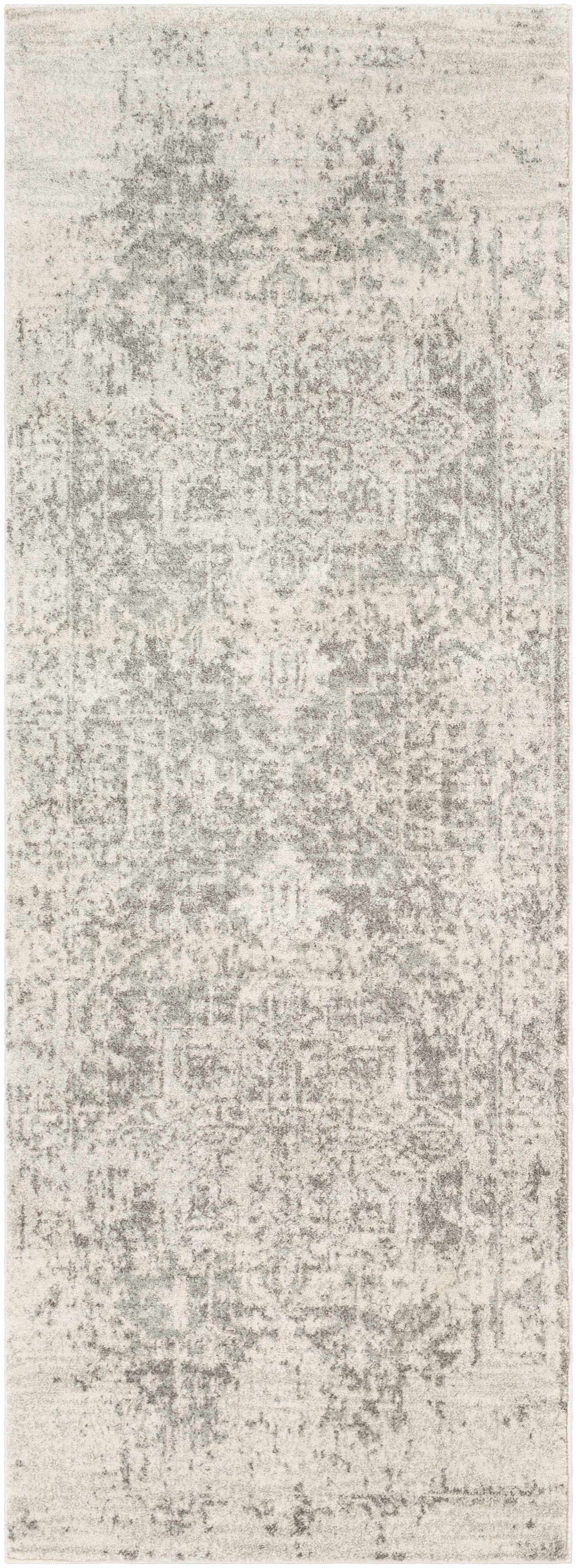 Hauteloom Rachel Area Rug Medium Pile Traditional Charcoal Gray