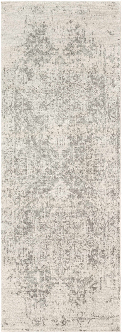 Hauteloom Rachel Area Rug Medium Pile Traditional Charcoal Gray