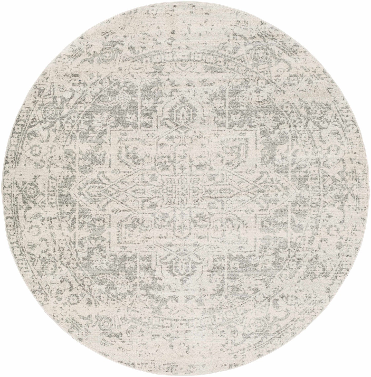Hauteloom Rachel Area Rug Medium Pile Traditional Charcoal Gray