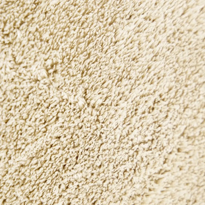 Close-up of beige carpet texture
