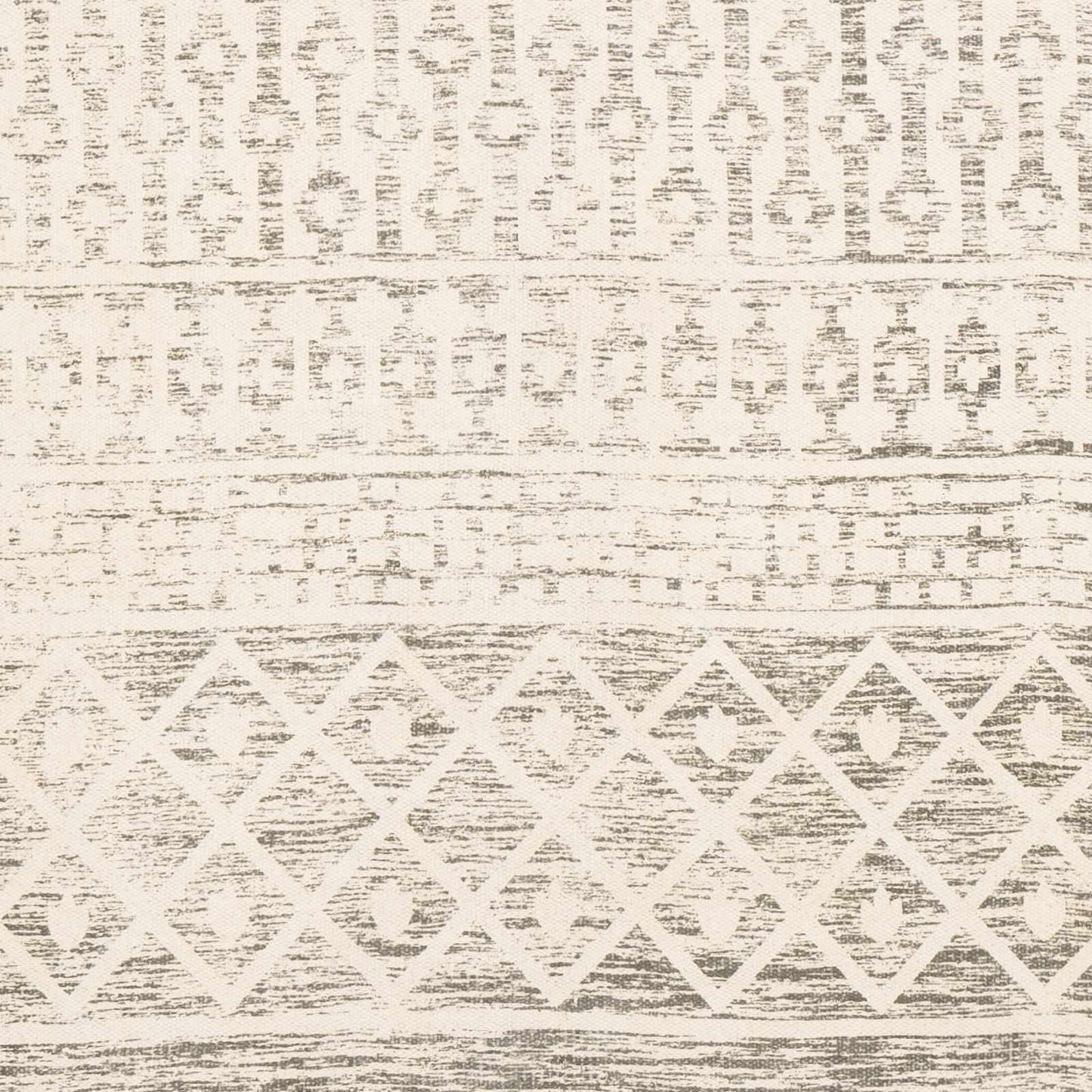 Textured patterned wallpaper with geometric design on a neutral background