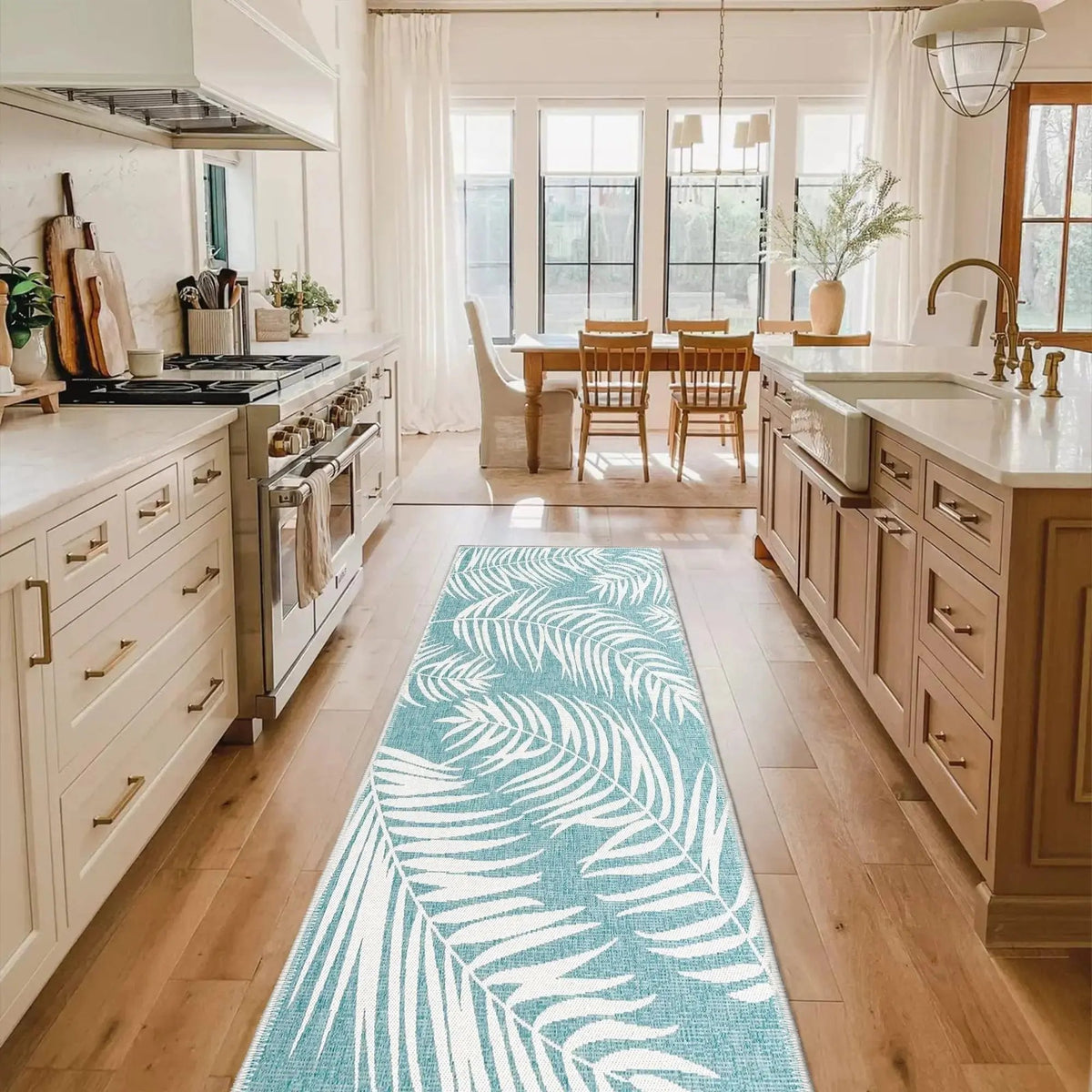 Zed Area Rug 100% Cotton Kilim Woven Stain Resistant Non-Slip-3
